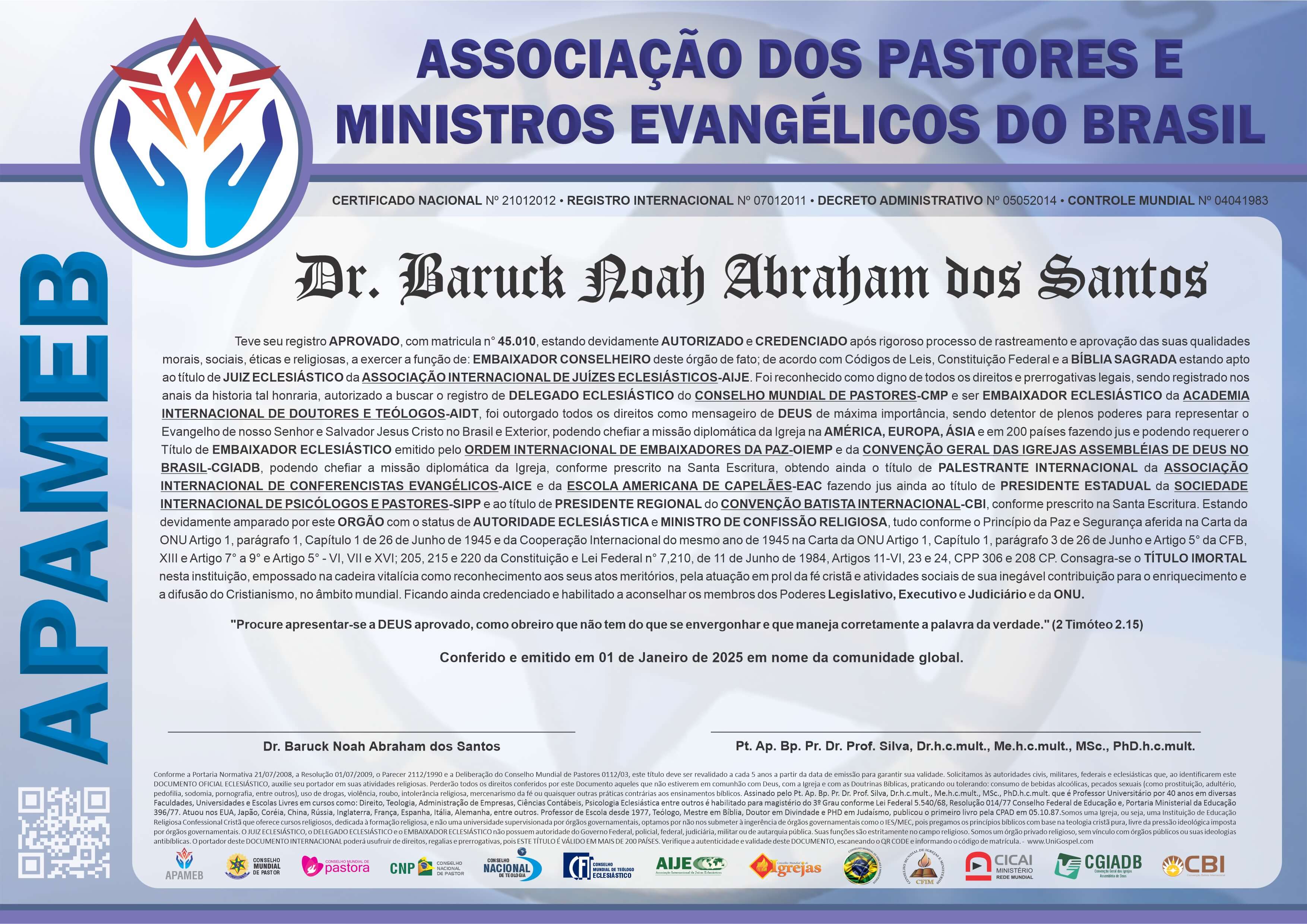 Associação dos Pastores e Ministros Evangélicos do Brasil