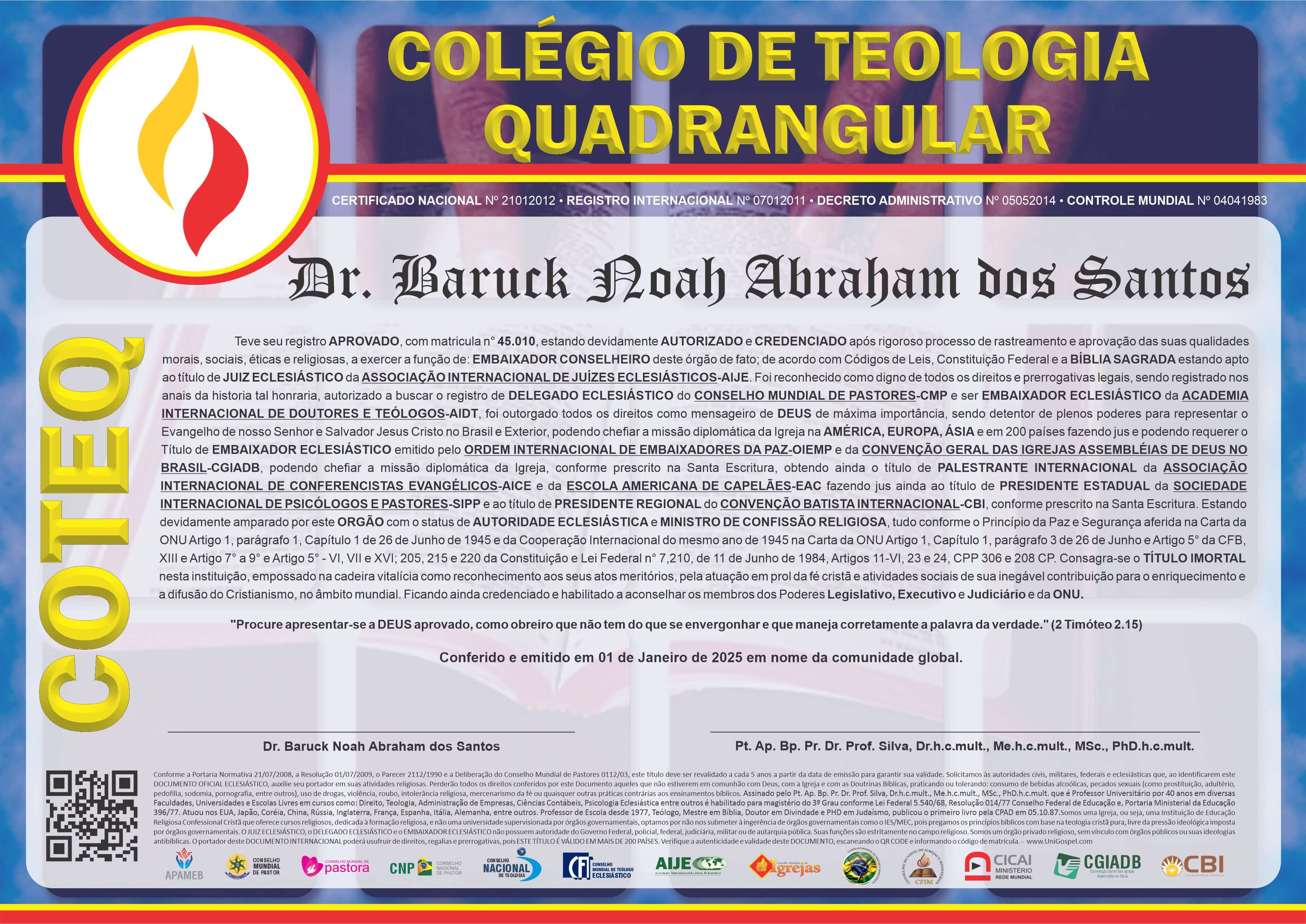 Colégio de Teologia Quadrangular