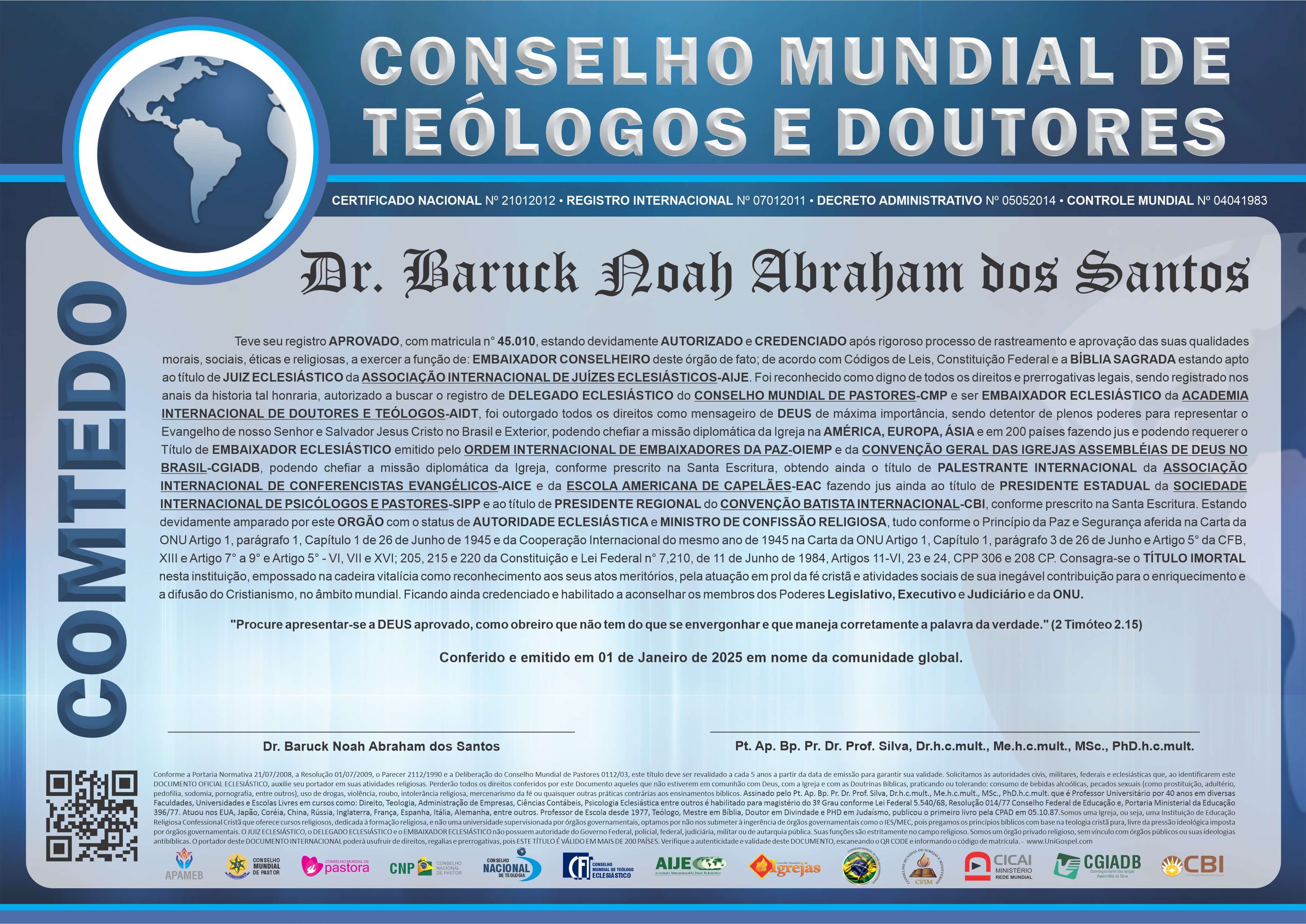 Conselho Mundial de Teólogos e Doutores