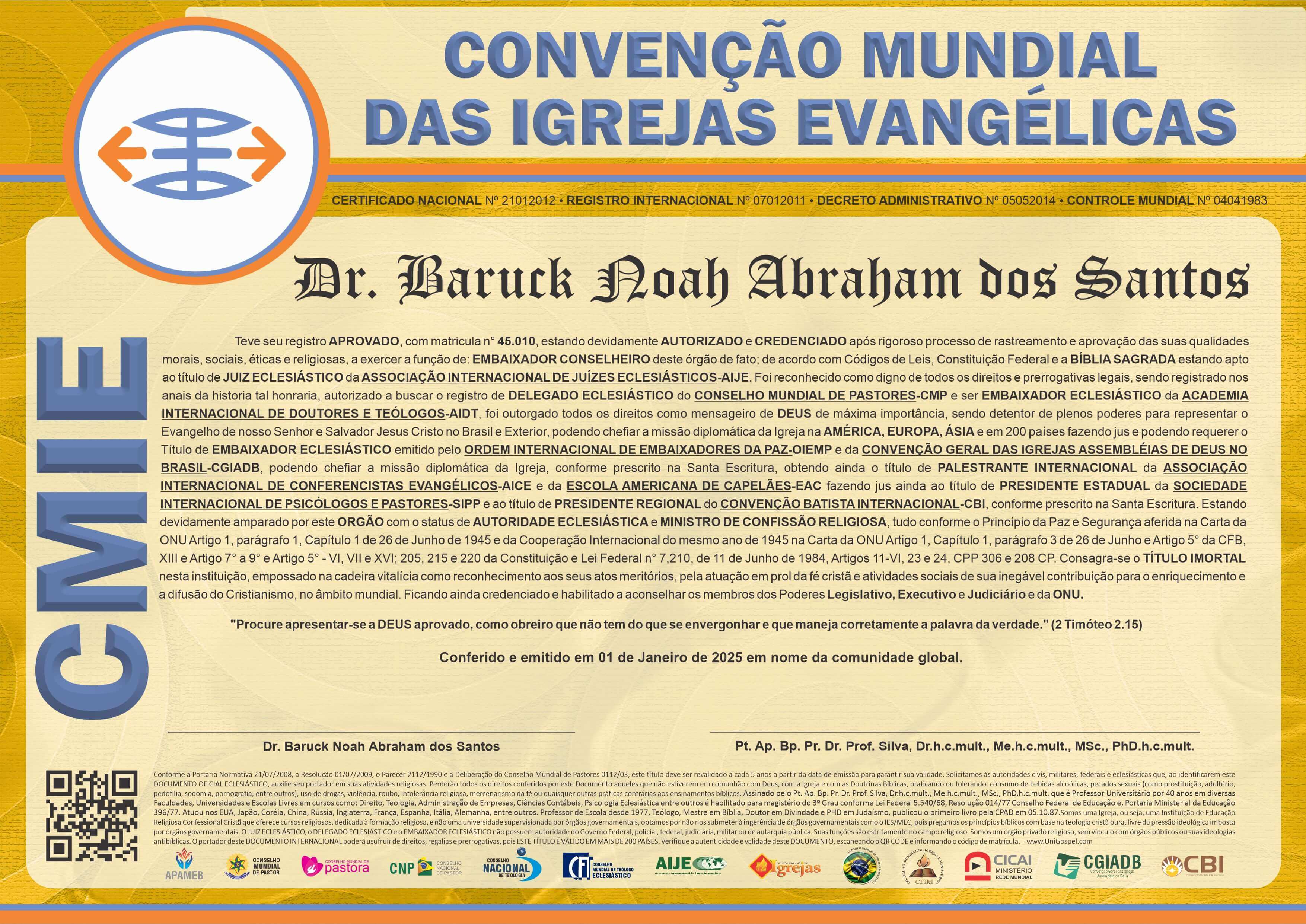 Convenção Mundial das Igrejas Evangélicas