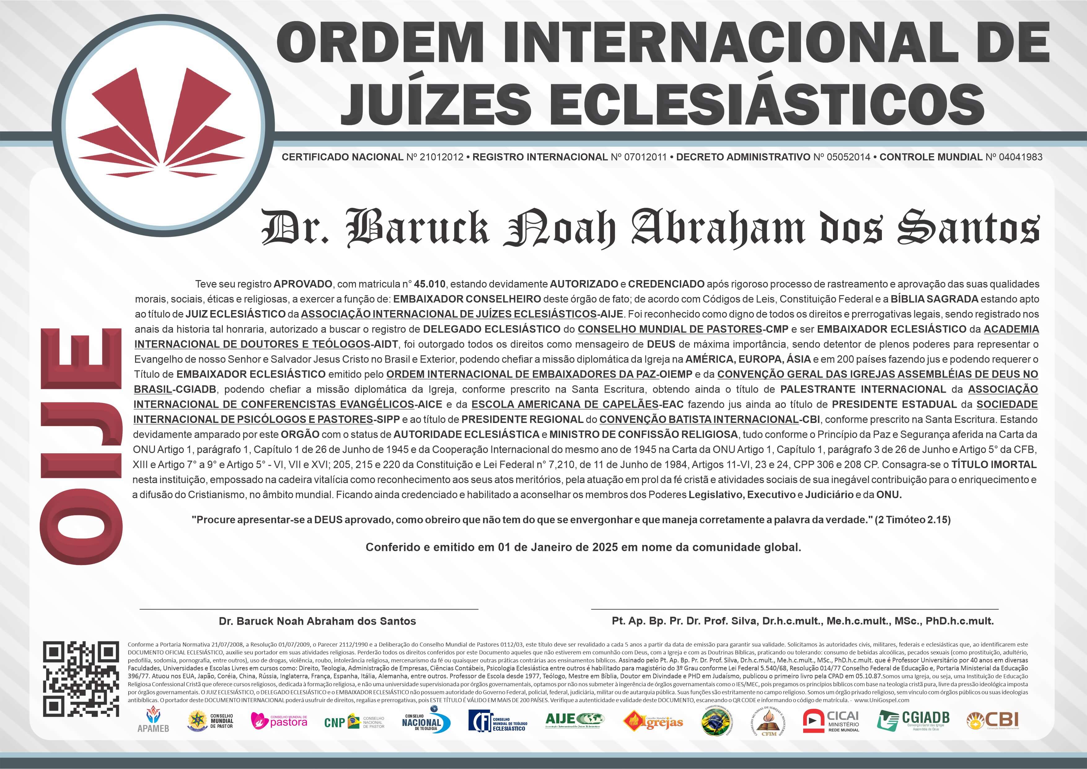 Ordem Internacional de Juizes Eclesiásticos