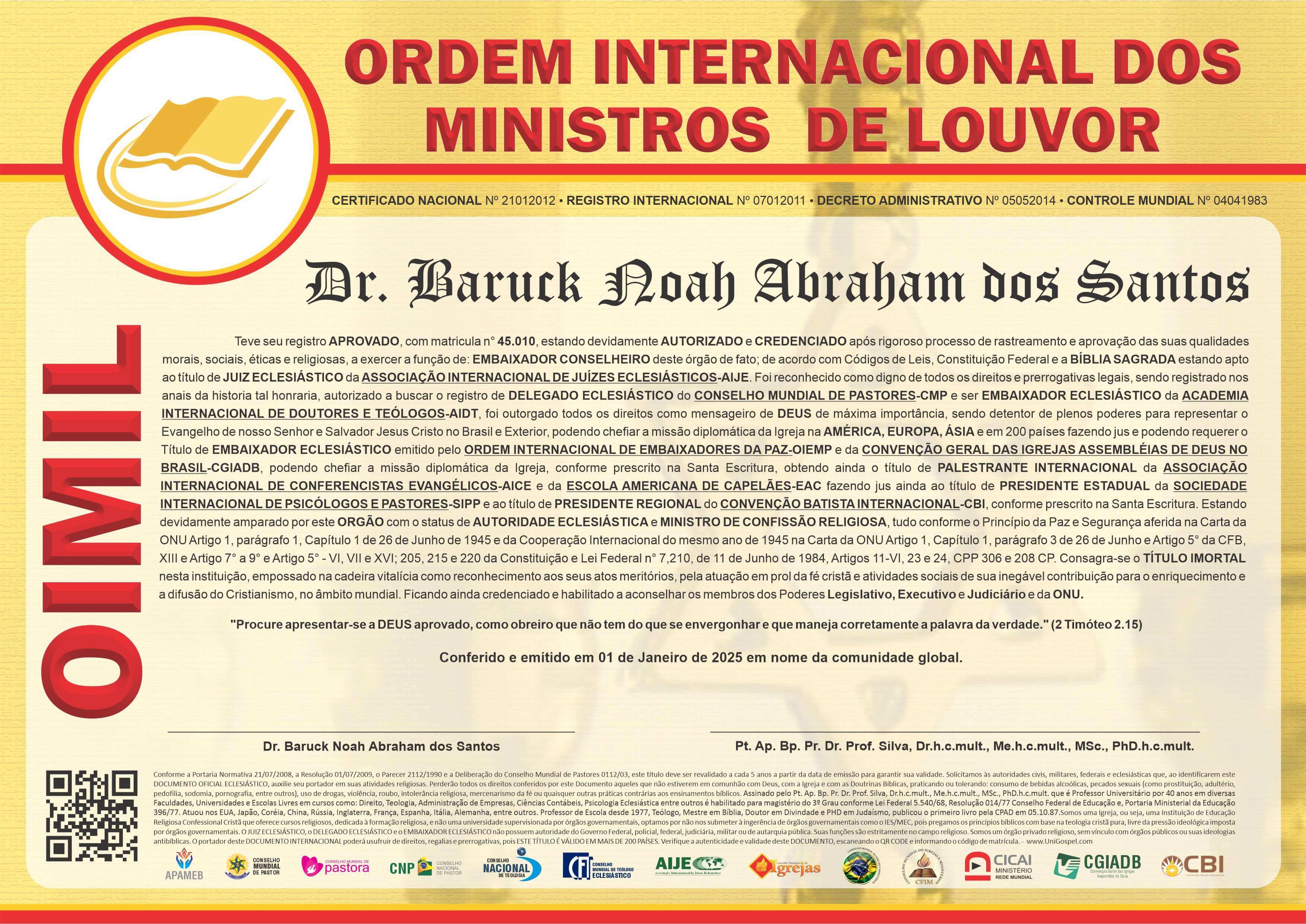 Ordem Internacional dos Ministros de Louvor