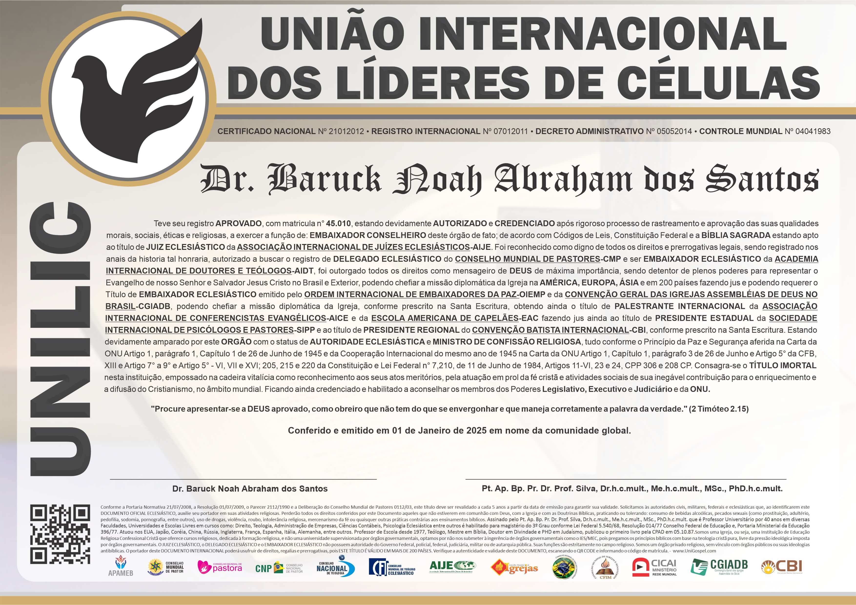União Internacional dos Líderes de Células